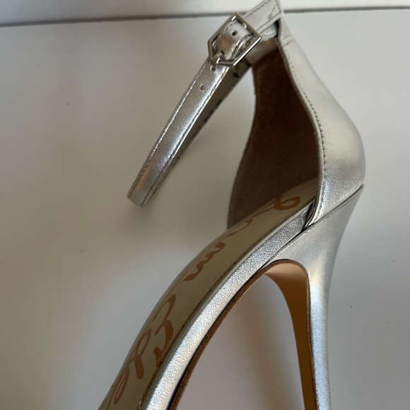 Sam Edelman Eleanor SILVER High Heels Sandals Women's Size 11 - Picture 8 of 8